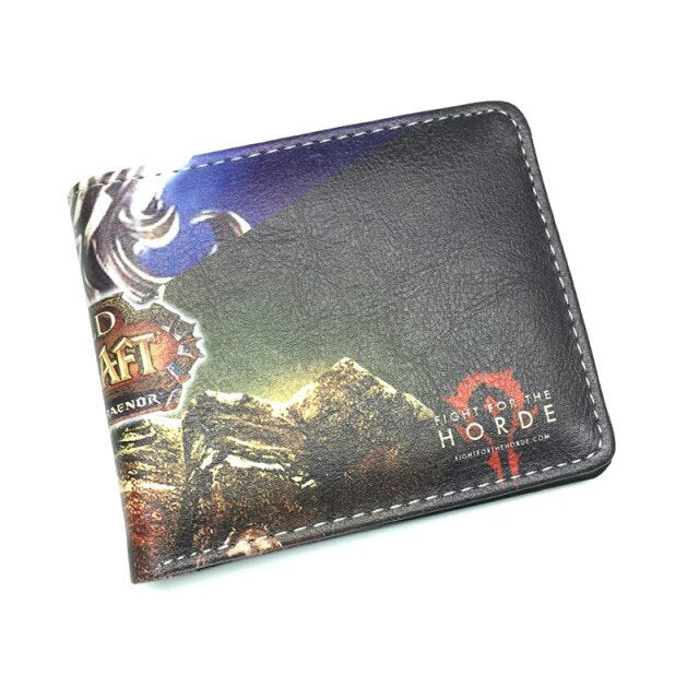 Carteira em Pele World of Warcraft – Estilo Gamer Compacto