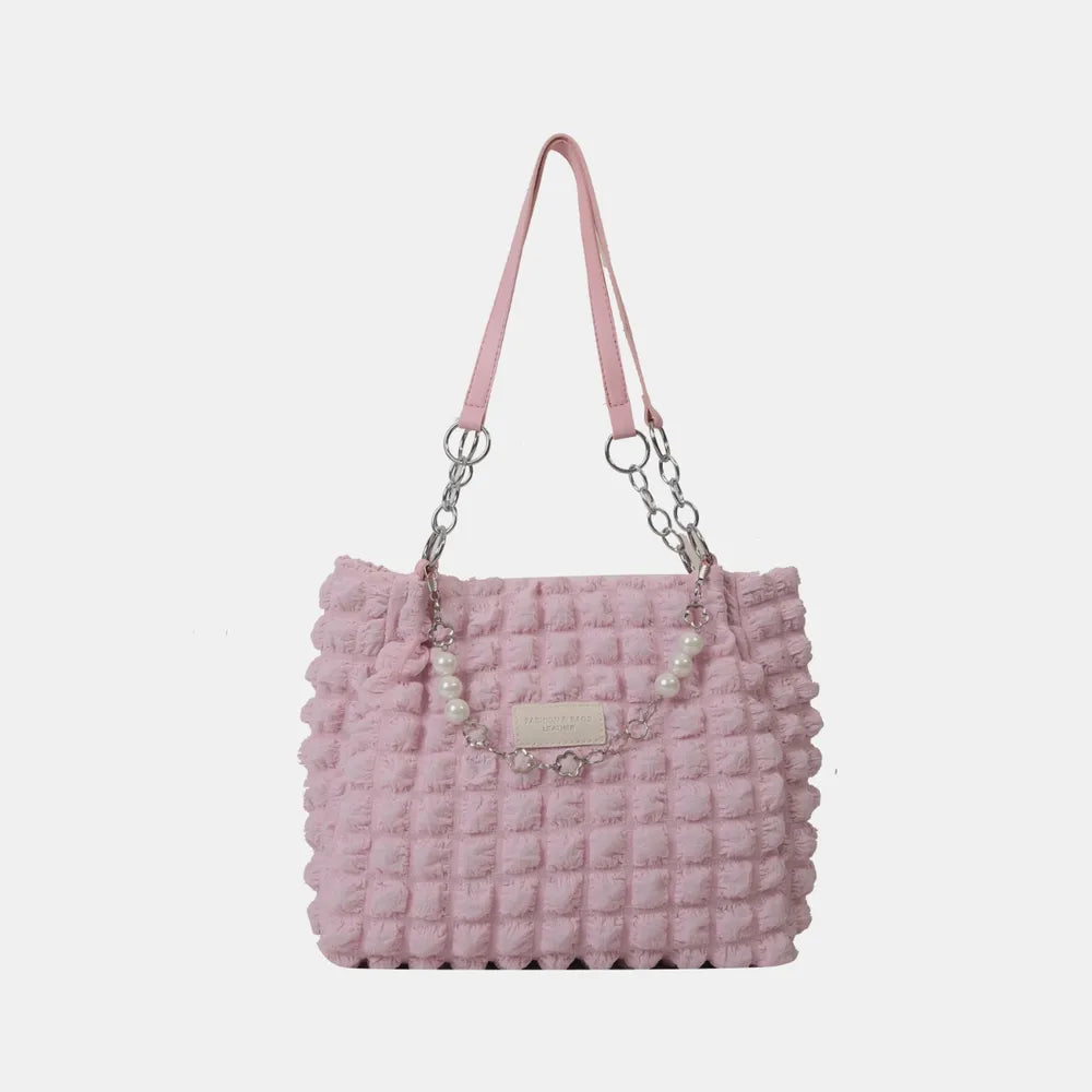 Bolsa de Ombro – Textura Estofada e Alças Reforçadas