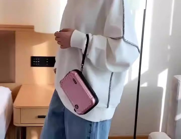Bolsa de Higiene de Casca Rígida - Bolsa de Armazenamento de Viagem Compacta