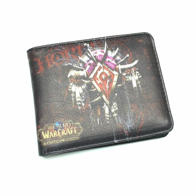 Carteira em Pele World of Warcraft – Estilo Gamer Compacto
