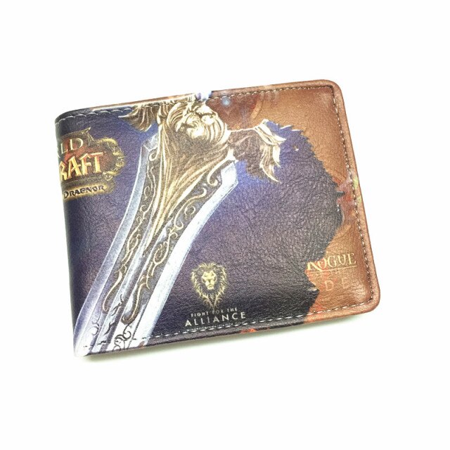 Carteira em Pele World of Warcraft – Estilo Gamer Compacto
