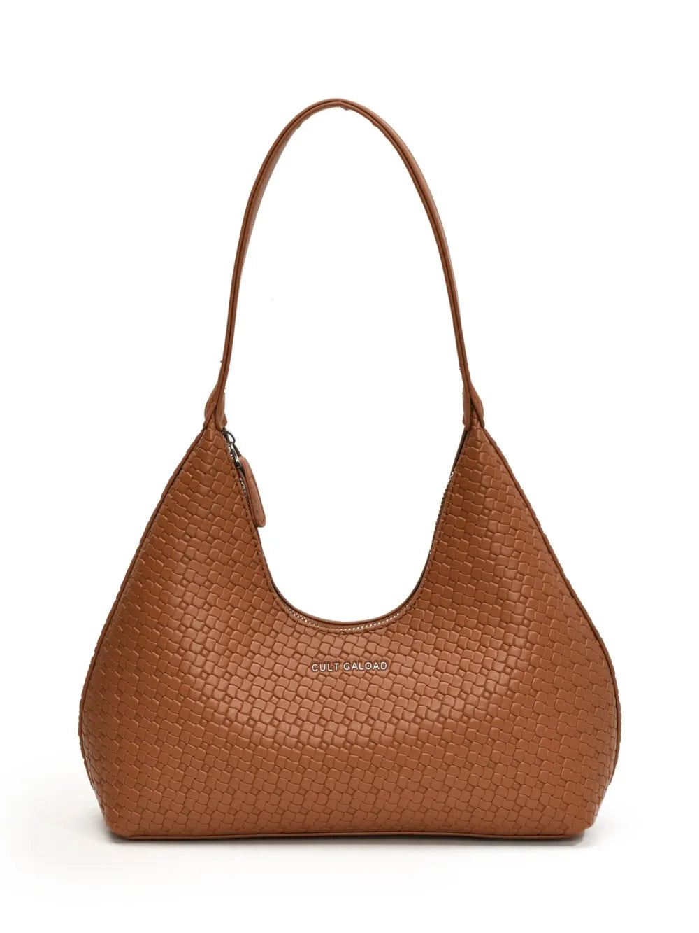 Bolsa de Ombro em Pele Sintética Texturada – Elegância e Versatilidade