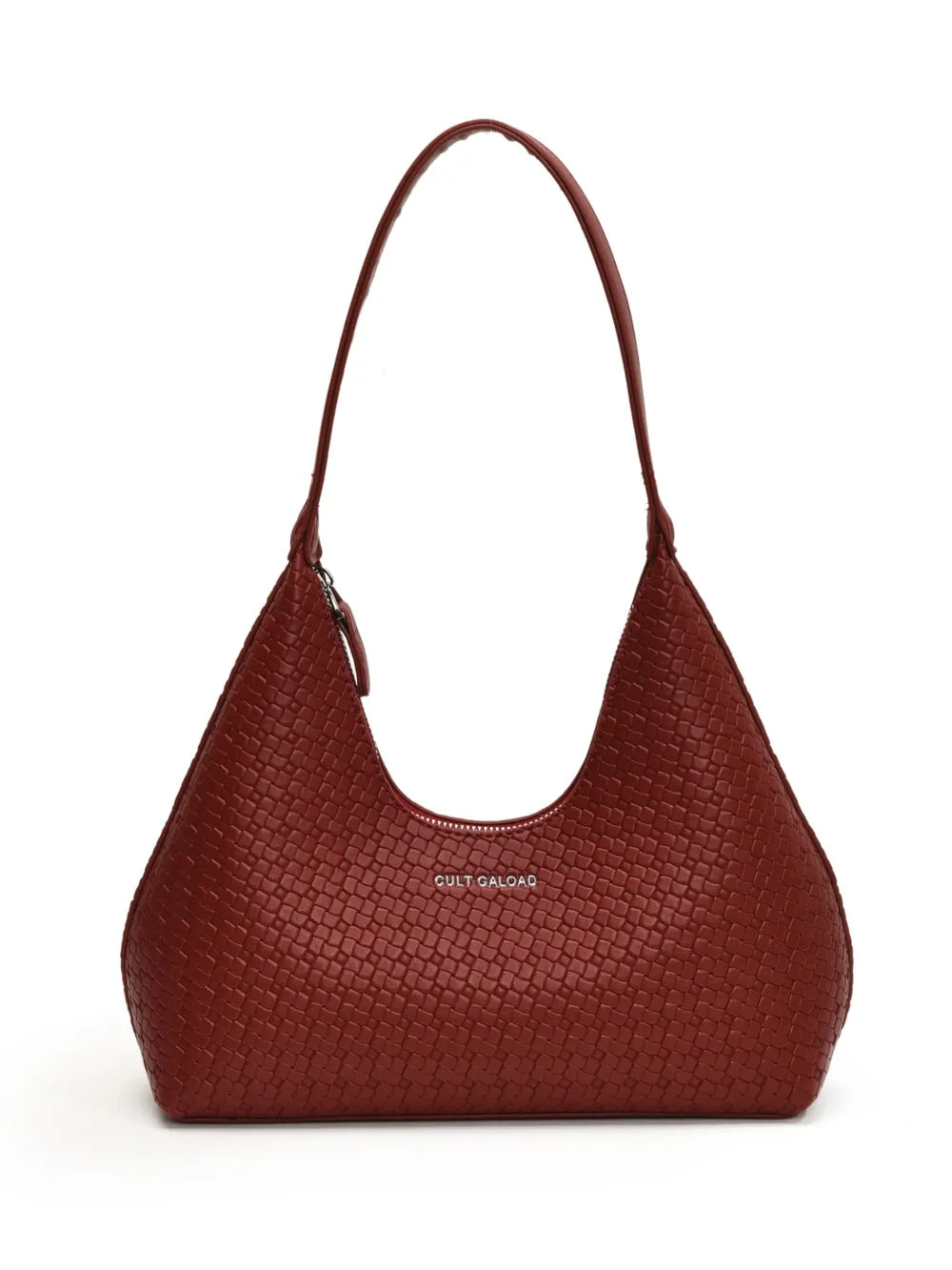 Bolsa de Ombro em Pele Sintética Texturada – Elegância e Versatilidade