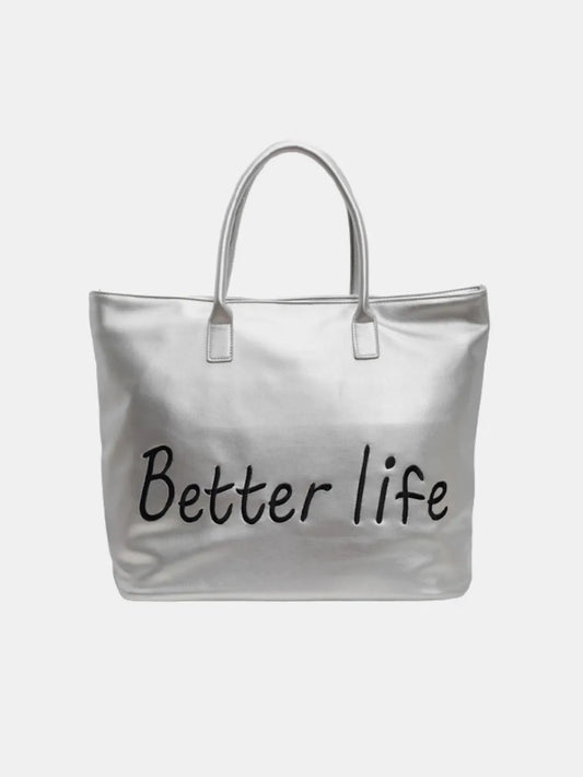 Better Life – Tote Bag em Pele Sintética com Estilo e Funcionalidade