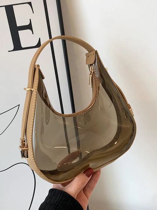 Bolsa de Ombro em PU e PVC – Estilo Moderno com Resistência Extra